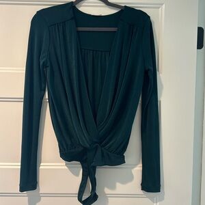 Free people dark green bodysuit